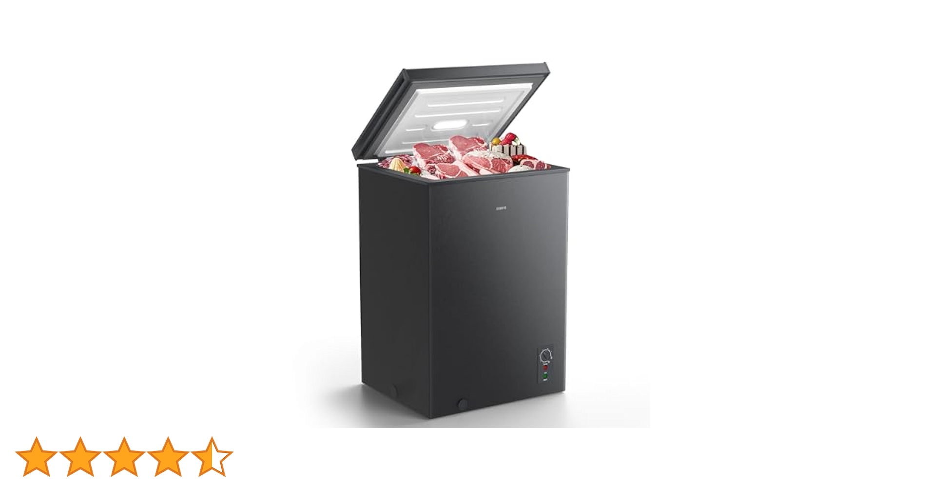 Amazon | SAMKYO 冷凍庫 100L 上開き 大容量 家庭用 小型 8段階